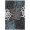 World Rug Gallery Contemporary Modern Floral Flowers 3'3'' x 5' Gray 108D.GRAY3X5 - alternate 2